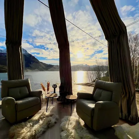 Lofoten Glampingdome Myrland Exterior photo