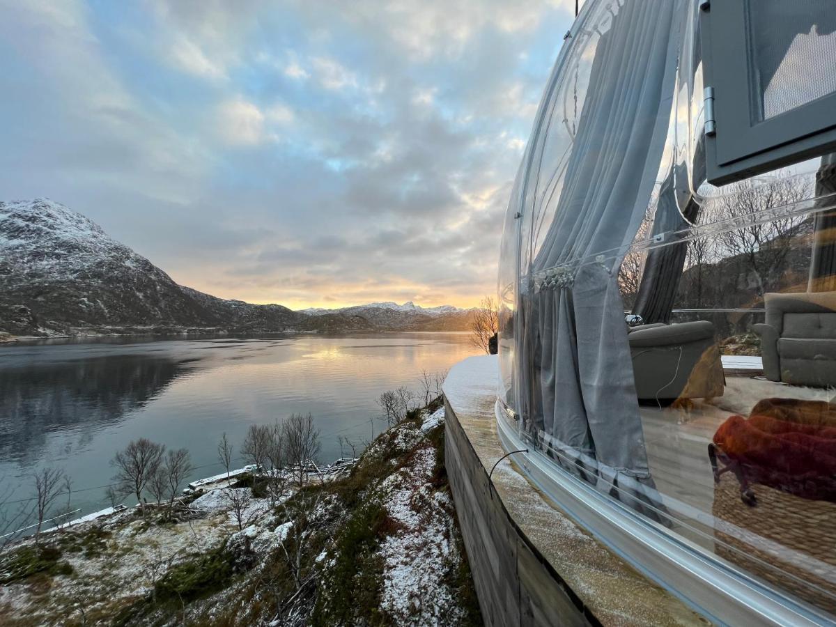 Lofoten Glampingdome Campo de lujo Myrland